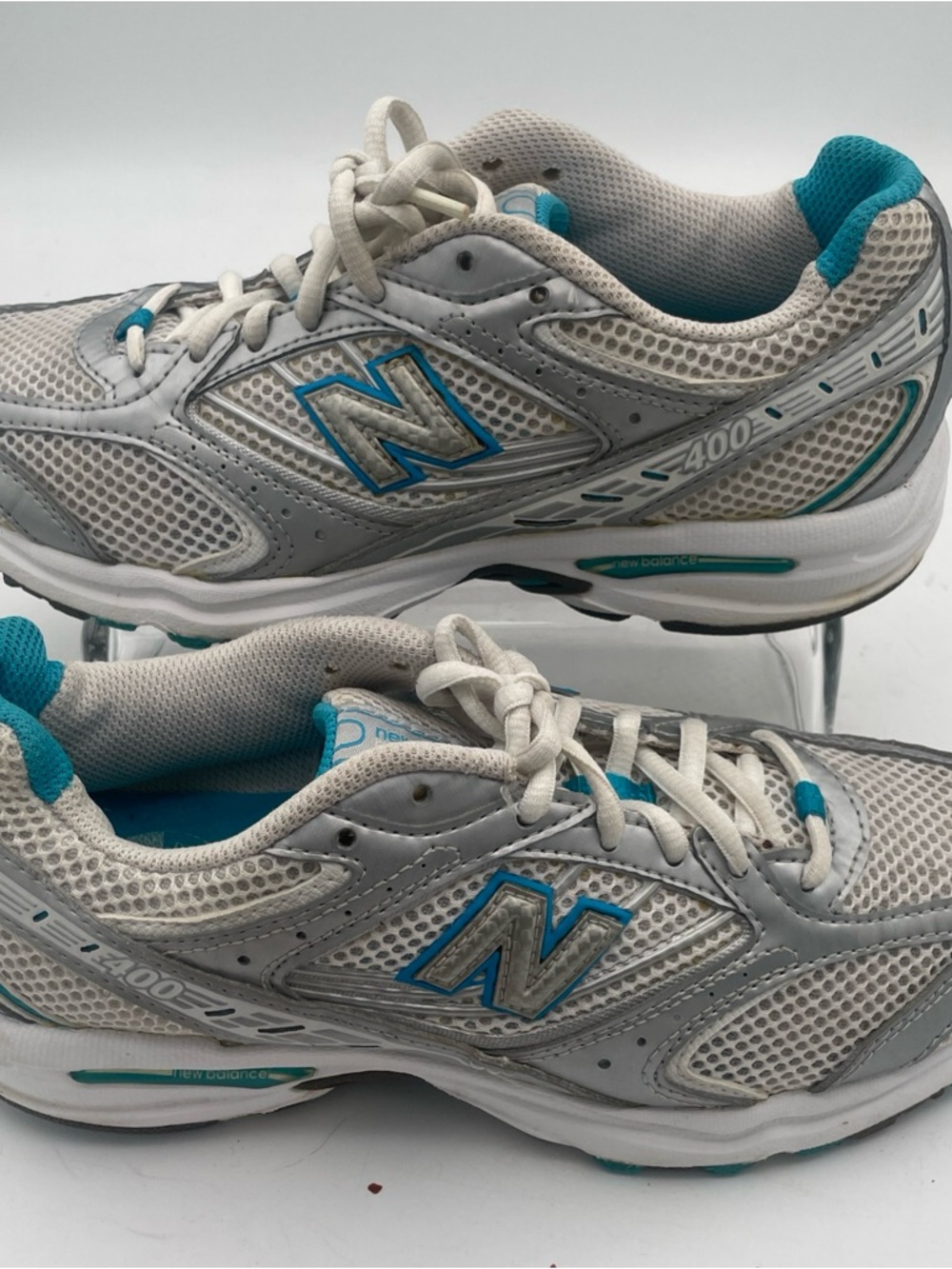 New Balance Turquoise Mesh Lined Sneaker Interior - Picture 4 of 10